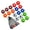 Style 2, variant on 18Pcs 32mm Foosballs Table Balls Tabletop Game Small Football Table Soccer Balls