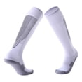 thumbnail image 5 of Luvior Kids Football Socks Thick Bottom Cushioned Sports Socks Knee Length Sweat Absorption Breathable Non- Football Sock For 7-12Y, 5 of 5