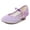 E019-Purple, variant on Girls' Solid Color Sparkly Casual Shoes Fashionable High Heel Princess Shoes Crystal Shoes for Formal Occasions Performances Suitable for Parties Birthdays