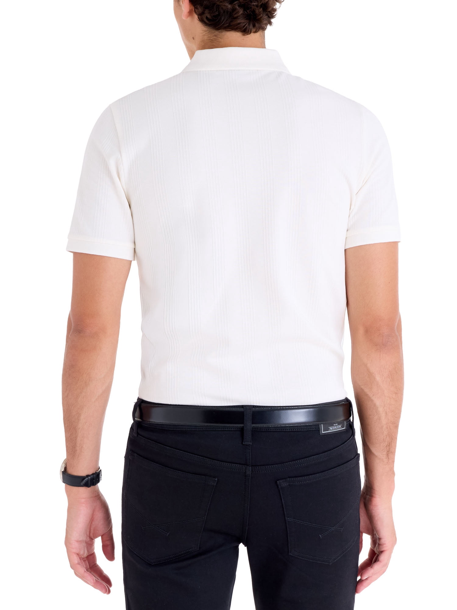 U.S. Polo Assn. Men’s Textured Knit Polo
