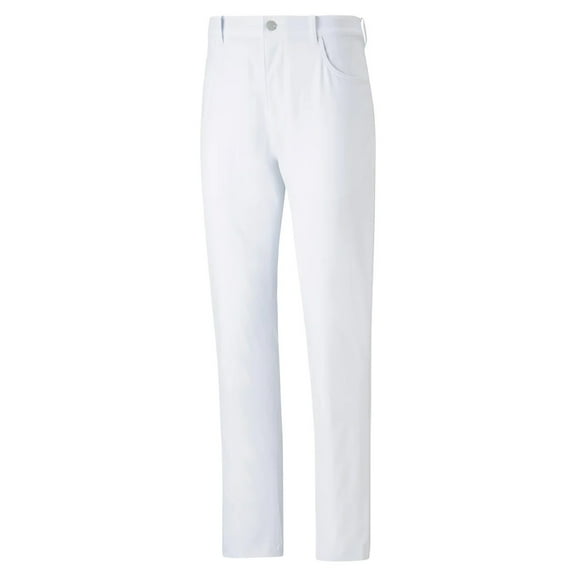 Puma Mens Dealer 5 Pocket Pant - 53552601 - White Glow - 34W x 30L