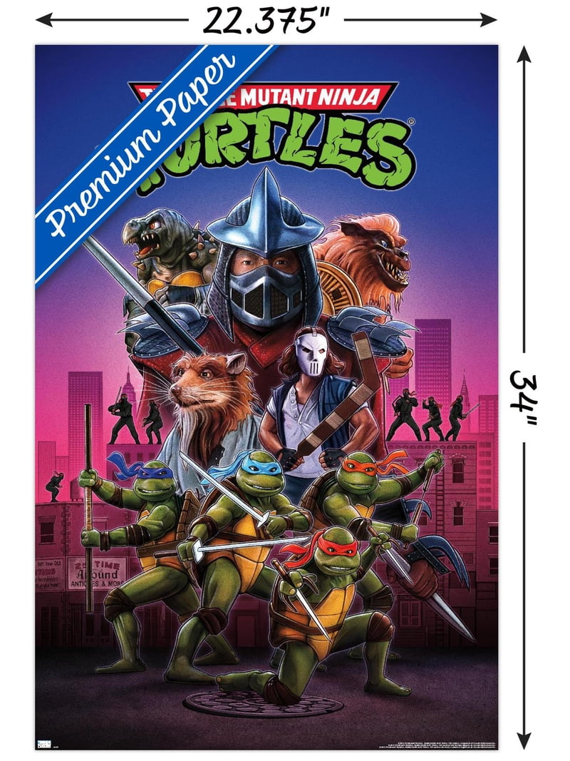 UNDER THE COVER ポスター96 Teenage Mutant Ninja Turtles (1990) - One Sheet Wall Poster
