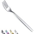 thumbnail image 1 of Cubiertos de acero inoxidable atemporales, juego de 6 tenedores de mesa, pulido espejo, diseño clásico, resistente al óxido y la corrosión, adecuado para eventos formales y uso diario, fácil de, 1 of 8