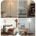 thumbnail image 6 of JOPESO 67” Floor Lamp for living room Dimmable Boho Rattan Standing Lamp with Edison Bulb, 6 of 6