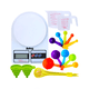 thumbnail image 1 of Set Medidor con Báscula, Cucharas y Tazas para Cocina, PP sin BPA, 8 pak  Belug Multicolor, 1 of 3