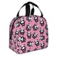 thumbnail image 2 of Fotbe Cute Panda Bolsa Térmica con Estampado y Forro de Aluminio Grueso Bolsa de Almuerzo con Bolsillo Frontal para Hombres y Mujeres, Ideal para Trabajo, Escuela, 2 of 8