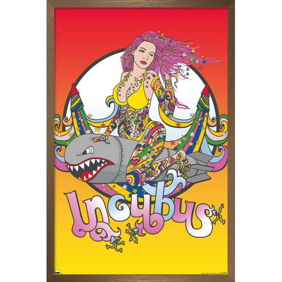 Incubus - Bomb Girl Wall Poster, 14.725" x 22.375", Framed