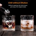 thumbnail image 3 of Reusable Stainless Steel Ice Cubes with Tongs - Chilling Stones for Whiskey - Food Safe Rocks - Fast Freeze - Cocktail/Whiskey Gifts, 3 of 5