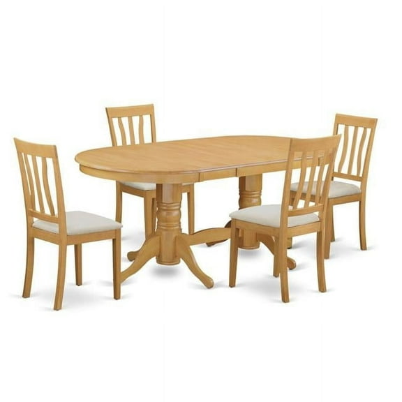 Kitchen Table & 4 Chairs, Oak