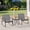 3 PCS-Gray, variant on Asofer 3-Piece Outdoor Patio Furniture Set with Glass Table, Bistro Chairs Set for Poolside, Porch, Lawn, Black