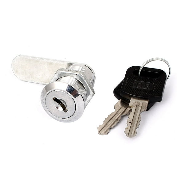 Furniture Tool Box File Cabinet Desk Drawer Cylinder Cam Key Lock w 2 keys