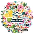 thumbnail image 2 of 35pcs Vibrant Stickers Tropical Stickers Summer Decals Beach Stickers for Luggage Laptop Phone, 2 of 9