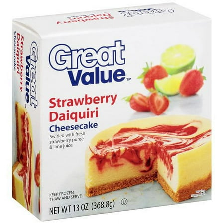Great Value Strawberry Daquiri Cheesecake