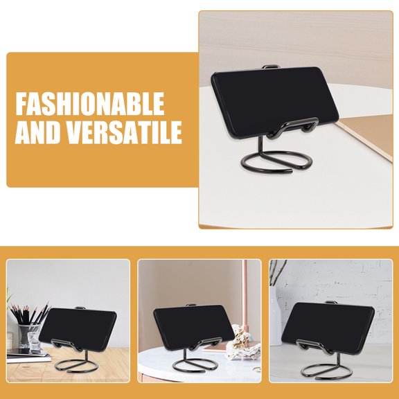 ETEREAUTY Cell Phone Stand for Desk and Desktop Holder with Stable Iron Frame Construction