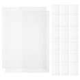 thumbnail image 1 of MOVTOTOP 20pcs Clear Plastic Book Covers For Paperbacks Waterproof For School Office Adjustable Book Covers Protect Against Wear And Tear, 1 of 7