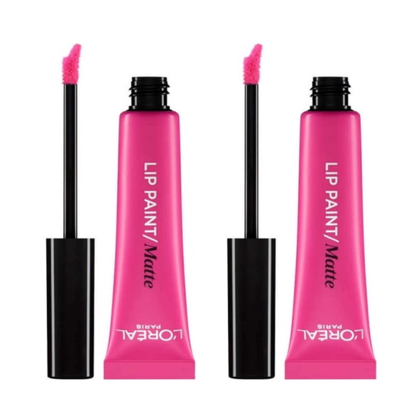 L'Oreal Paris Infallible Matte Lip Paint - 0.27 oz - 202 King Pink - 2 Pack