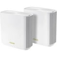 thumbnail image 4 of ASUS ZenWiFi ET8 AX6600 Wireless Tri-Band Gigabit 2-Piece Mesh Wi-Fi System (White), 4 of 8