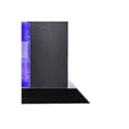 thumbnail image 3 of Benjara Wooden Dining Table with Pedestal Base Legs and LED Light, Black, 3 of 6