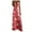 Pink, variant on Puyaiuu New Sundresses for Women Trendy V-Neck Sleeveless Long Dress Quick Drying Beach Dresses for Women Print Hawaiian Dresses for Women
