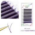 thumbnail image 1 of LAKANAKU YY Racimos de pestañas Dos puntas de colores Y Pestañas Proveedor mayorista Extensión Volumen brasileño Cachemira Faux Mink YY Cílios Tan Jianjun unisex, 1 of 2