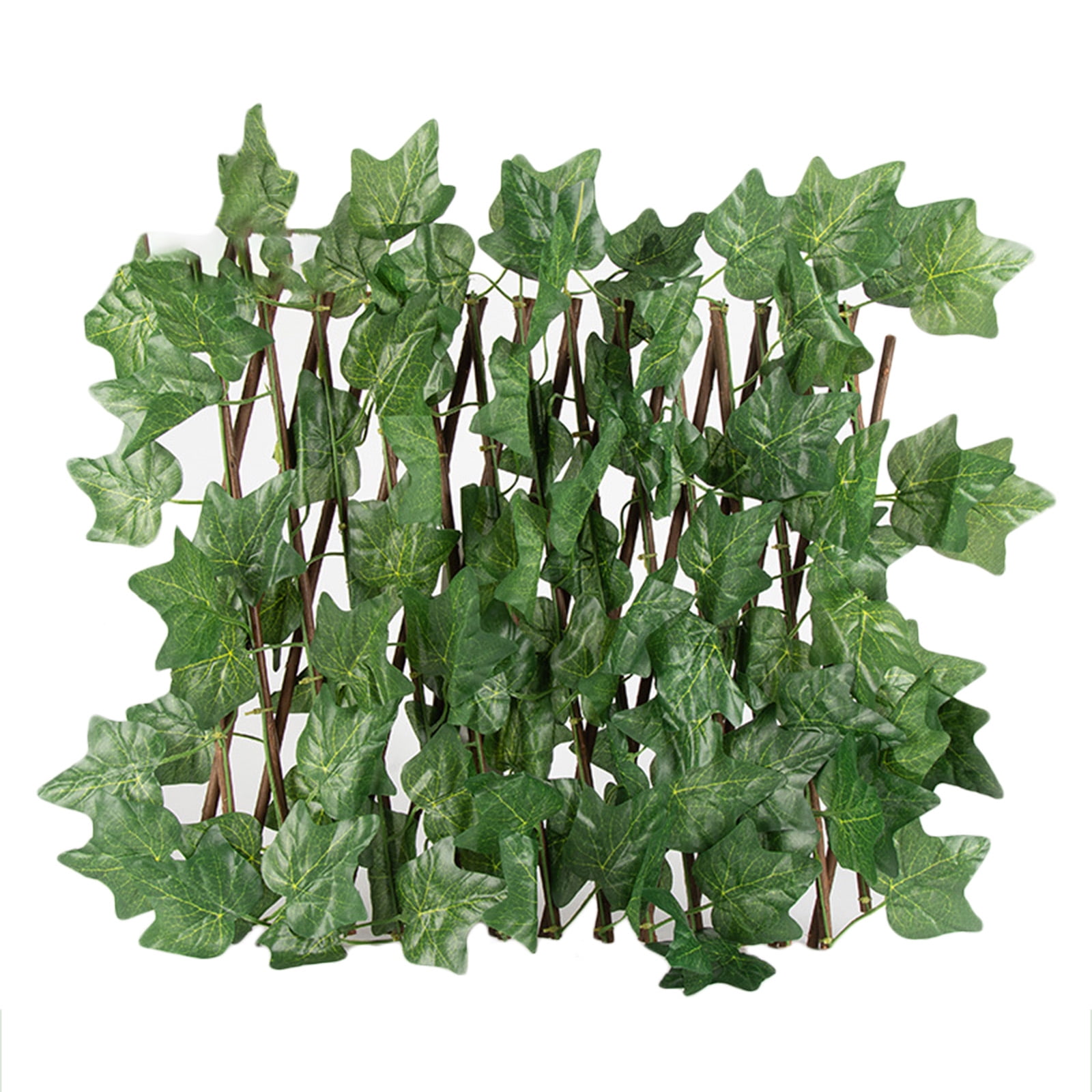 New Expanding Fence Garden Screen Trellis Expands to 260cm Artificial Ivy Leaf 