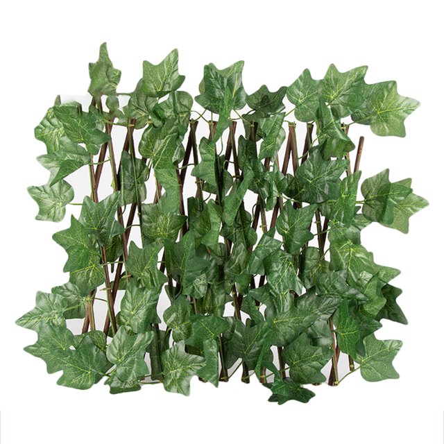 Valla simulada Valla de Patio Valla de Planta Valla de Madera Decorativa para jardín Valla telescópica-Hoja de batata Grande de 40 cm ANGGREK Otros