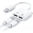 thumbnail image 2 of Double Flat Mouth Two-in- (charging, Listening To Songs, Wire , Calling)-ph Adapter For Dual Splitter, 2 of 3