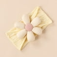 thumbnail image 5 of Baby 3D Cotton Filled Flower Patched Design Headbands, 5 of 7
