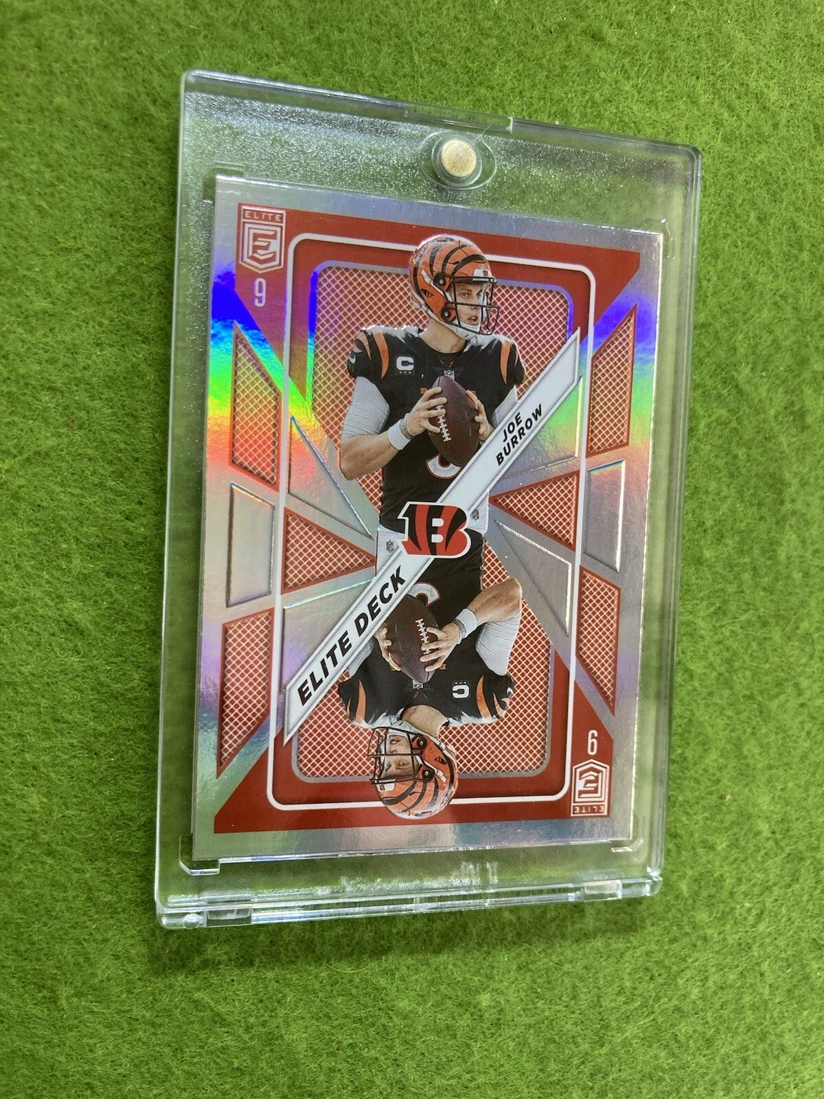 Joe Burrow ELITE DECK CARD Jersey #9 BENGALS 2023 Panini Donruss Elite FOOTBALL