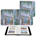 thumbnail image 7 of FORMRS 3 Ring Photo Album 4"x6" Self Adhesive Large Capacity PU Leather Cover, Blue Floral Window, 7 of 7