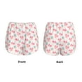 thumbnail image 3 of Balery Cute Axolotl Pantalones cortos deportivos para mujer con forro y dos bolsillos, elásticos, para entrenamiento, gimnasio, yoga-Medium, 3 of 7