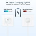 thumbnail image 5 of USB C Wall Charger, Hootek 40W Type C Charger Block with 6FT Charging Cable, Dual Port USB C to C Cable Cord Charger Adapter USB C Brick Type C Fast Charging Block, White, 5 of 7