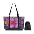 thumbnail image 7 of FORMRS Laptop Tote Bag for Women with 15.6" Computer Compartments Handbag, Large Purple Flowers, 7 of 7