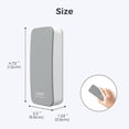 thumbnail image 4 of czcpp-LOUKIN 2 Pack Magnetic Dry Erase Eraser, Whiteboard Eraser, Glass Board Eraser(Gray), Two Bottles of 3.4 oz Whiteboard Cleaner Included, for Classroom, Home and Office Use, 4 of 4
