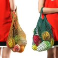 thumbnail image 4 of Large capacity mesh grocery bag, breathable cotton environmentally friendly design, reusable to reduce plastic pollution 2 packs, 4 of 5