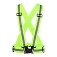 thumbnail image 1 of Chaleco Reflectante Ajustable de Alta Visibilidad Uxcell 1.5" Franja para Ciclismo, Correr, Caminar Verde, 1 of 5