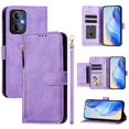 thumbnail image 3 of Funda para OPPO Reno 8 Lite/Reno 7 Lite Cartera de Mano con Cremallera y Correa Cruzada Desmontable, 3 of 5