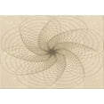 thumbnail image 1 of Ahgly Company Machine Washable Indoor Rectangle Transitional Moccasin Beige Area Rugs, 6' x 9', 1 of 7