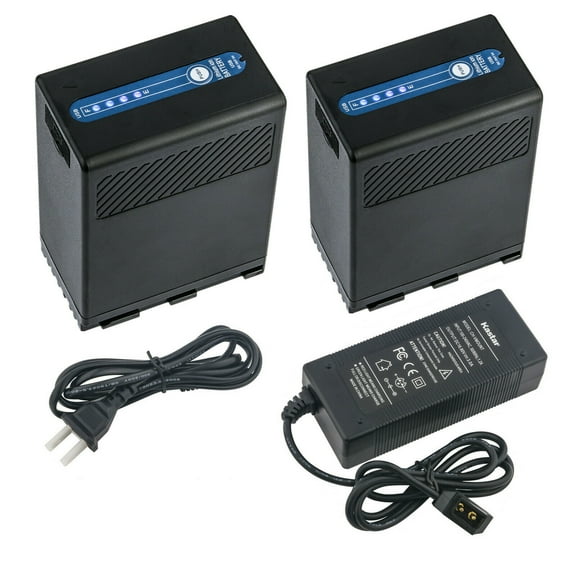 Kastar 2-Pack BP-A68 Battery and D-Tap Fast Charger Compatible with Canon BP-A Series BP-A30 BP-A60 BP-A65 BP-A68 BP-A90 US0870C002 Battery, CG-A10 CG-A20 Charger, Canon C500 EF mount 4K Cinema Camera