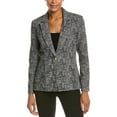 thumbnail image 3 of Nanette Nanette Lepore womens  Metallic Blazer, 4, Black, 3 of 4