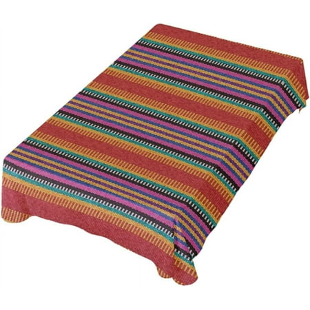 

SKYSONIC Mexican Tablecloth Mexican Serape Blanket for Mexican Party Wedding Cinco De Mayo Fiesta Decorations Outdoor Picnics Dining Table Cover Large Square Table Cloth 54x72In