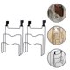 thumbnail image 3 of Organizador de tapas de sartenes para colocar sobre la puerta, 4 unidades, soporte para tapas de sartenes y cacerolas, accesorio de cocina, 3 of 6