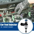 thumbnail image 2 of Car Fuel Injector Nozzle Replacement for Cadillac CTS 3.0L Black Silver Tone 6 Pcs, 2 of 6