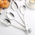 thumbnail image 6 of 1/4pcs Sinewy Party Stainless Steel Kitchen 27.8*5.8 CM Home Extended Serving Spoon Serving Spoons Set Serving Spoon Long Handle Serving Spoon GOLD 1PCS STYLE 1, 6 of 8