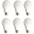 thumbnail image 2 of Pemberly Row 9W 3000K LED A19 Light Bulb in Frosted White (Set of 6), 2 of 2
