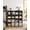 Black, variant on Cube Storage Organizer, Set of 16 Plastic Cubes, Cube Shelf, Book Shelf, Closet Organizers and Storage, Room Organization, 12.2 x 48.4 x 48.4 Inches