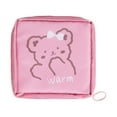 thumbnail image 4 of weibbin Sac de Rangement pour Serviettes Hygiéniques Mignon, Sac à Main Portable pour Étudiants, Sac de Rangement pour Tampon, 4 of 4