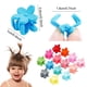 thumbnail image 2 of 50 Pcs Colorful Mini Hair Claw Clips Clamps Accessories for Baby Toddler Girls Decorative Bun Thin Hair, Assorted Colors (Flower Style), 2 of 4