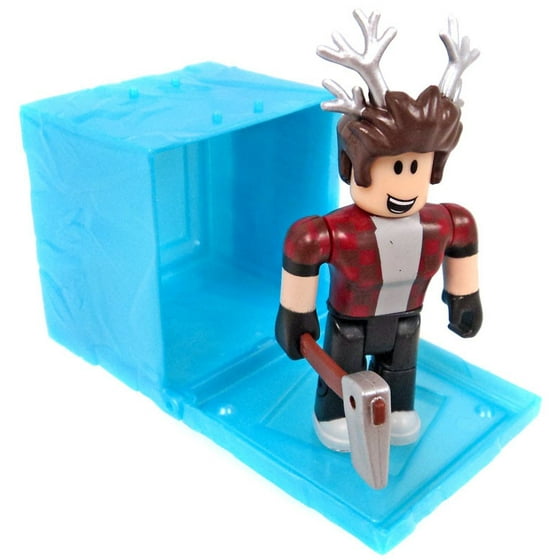 Roblox Red Series 3 Lumberjack Tycoon Mini Figure Blue Cube With - roblox red series 3 lumberjack tycoon mini figure blue cube with online code no packaging walmart com