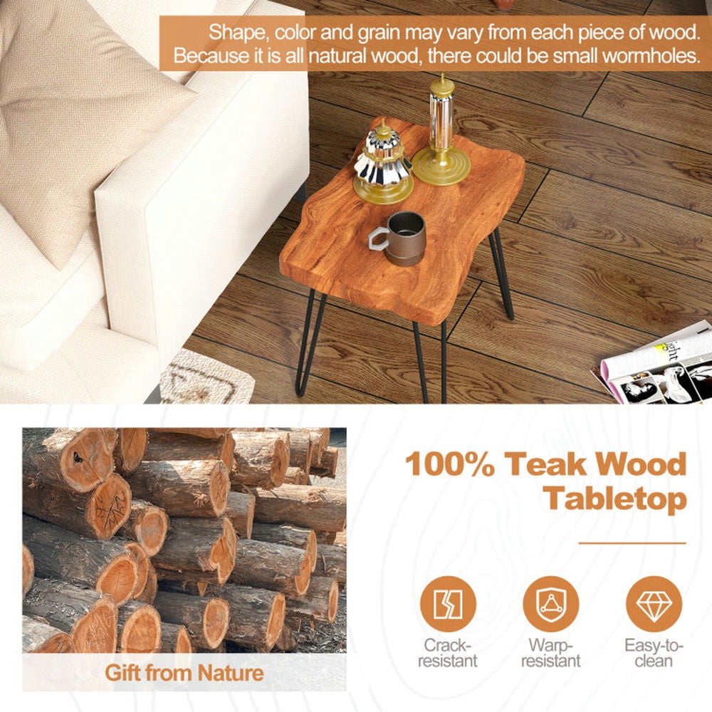 Finihen End Table, Rectangular End Table, Rectangular Reclaimed Recycled Indonesia Teak Wood End Table, for Indoor, Outdoor, Brown Finihen End Table, Rectangular End Table, Rectangular Reclaimed Recycled Indonesia Teak Wood End Table, for Indoor, Outdoor, Brown